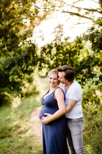 Babybauchshooting Kassel Lifestyle Sonnenuntergang