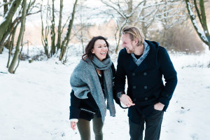 Wintershooting Schnee Pärchenshooting Coupleshooting Engagementshooting Kassel