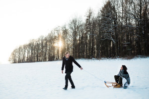 Wintershooting Schnee Pärchenshooting Coupleshooting Engagementshooting Kassel