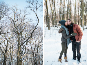 Wintershooting Schnee Pärchenshooting Coupleshooting Engagementshooting Kassel