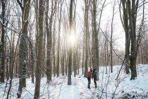 Wintershooting Schnee Pärchenshooting Coupleshooting Engagementshooting Kassel