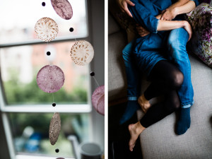 Engagementshoot zuhause Verlobungsshoot Couple Pärchenshoot Paarfotos Verlobungsfotos indoor Homestory Storytelling Lifestyle verliebt