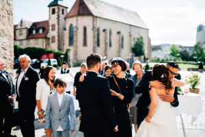 Freie Hochzeit im Kloster Haydau Hochzeitsfotografie Kassel Morschen Hochzeitsfotograf Wedding Photographer Ganztagesreportage Gratulation Sektempfang